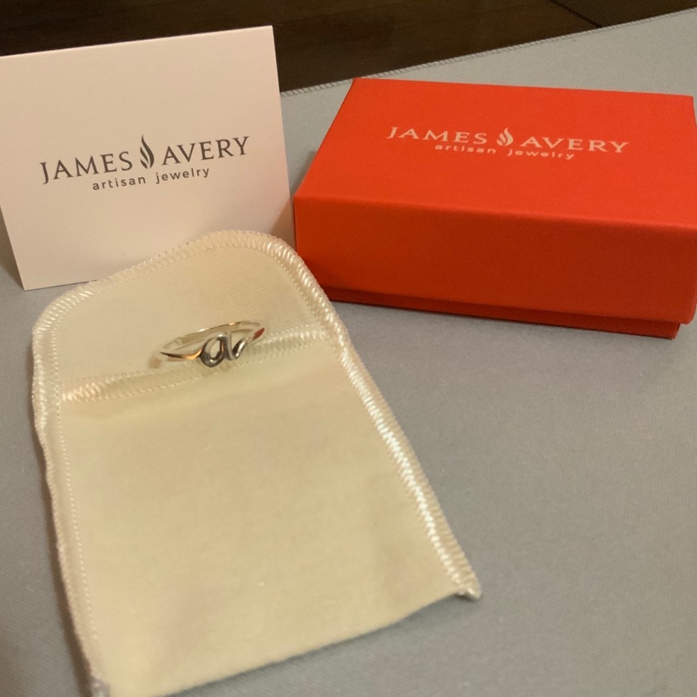 James Avery “a” Initial Ring
